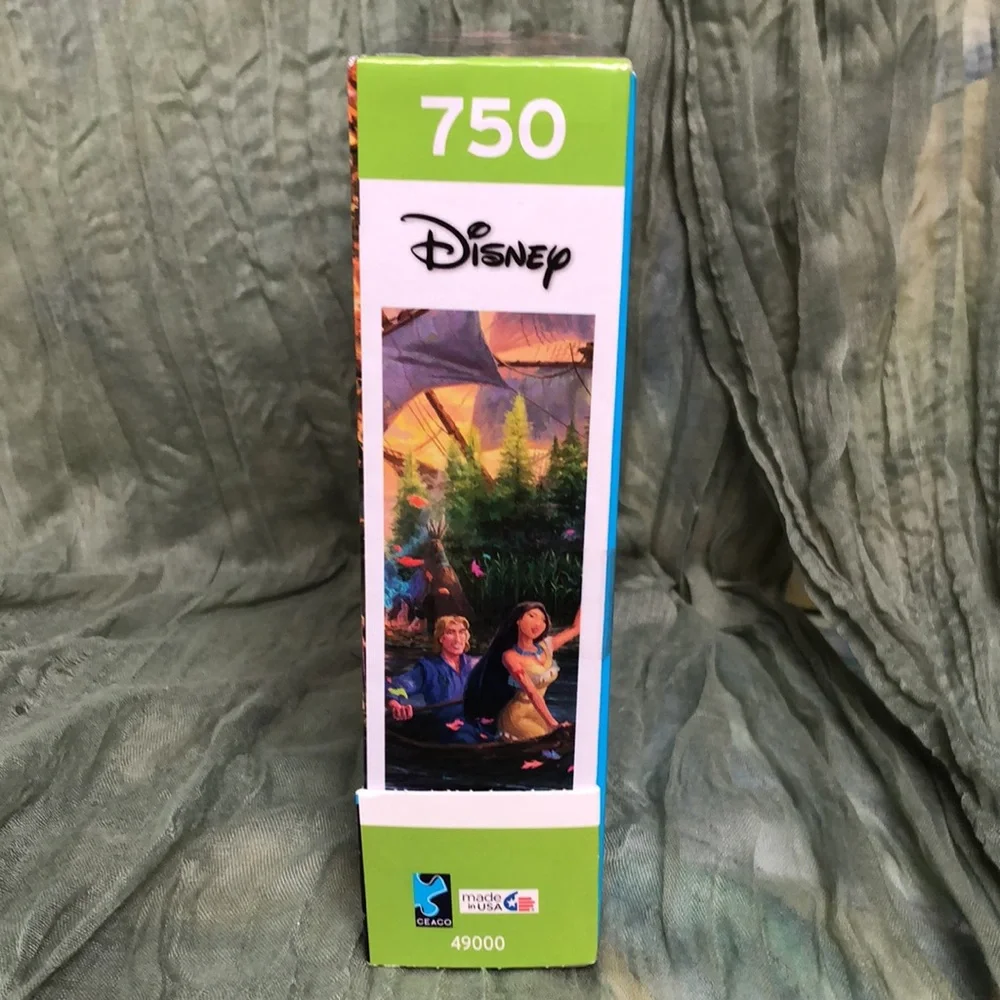 Disney Thomas Kinkade Pocahontas Puzzle 750 Peices NIB